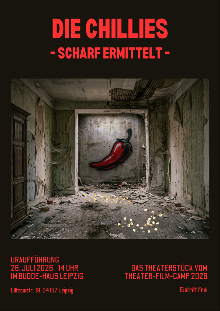Plakat Theaterstück Die Chillies - scharf ermittelt